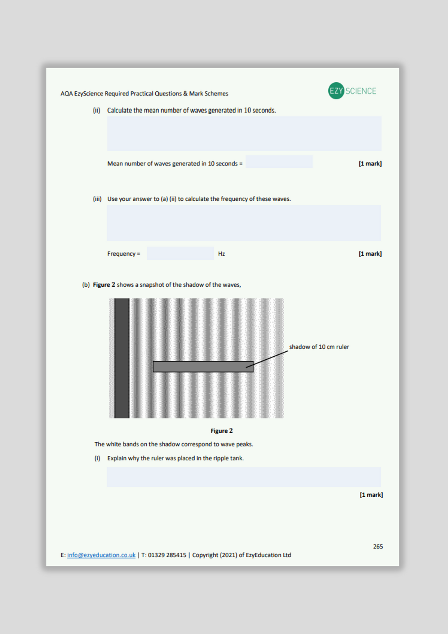 AQA Required Practical Questions and Answers Pack - EzyScience