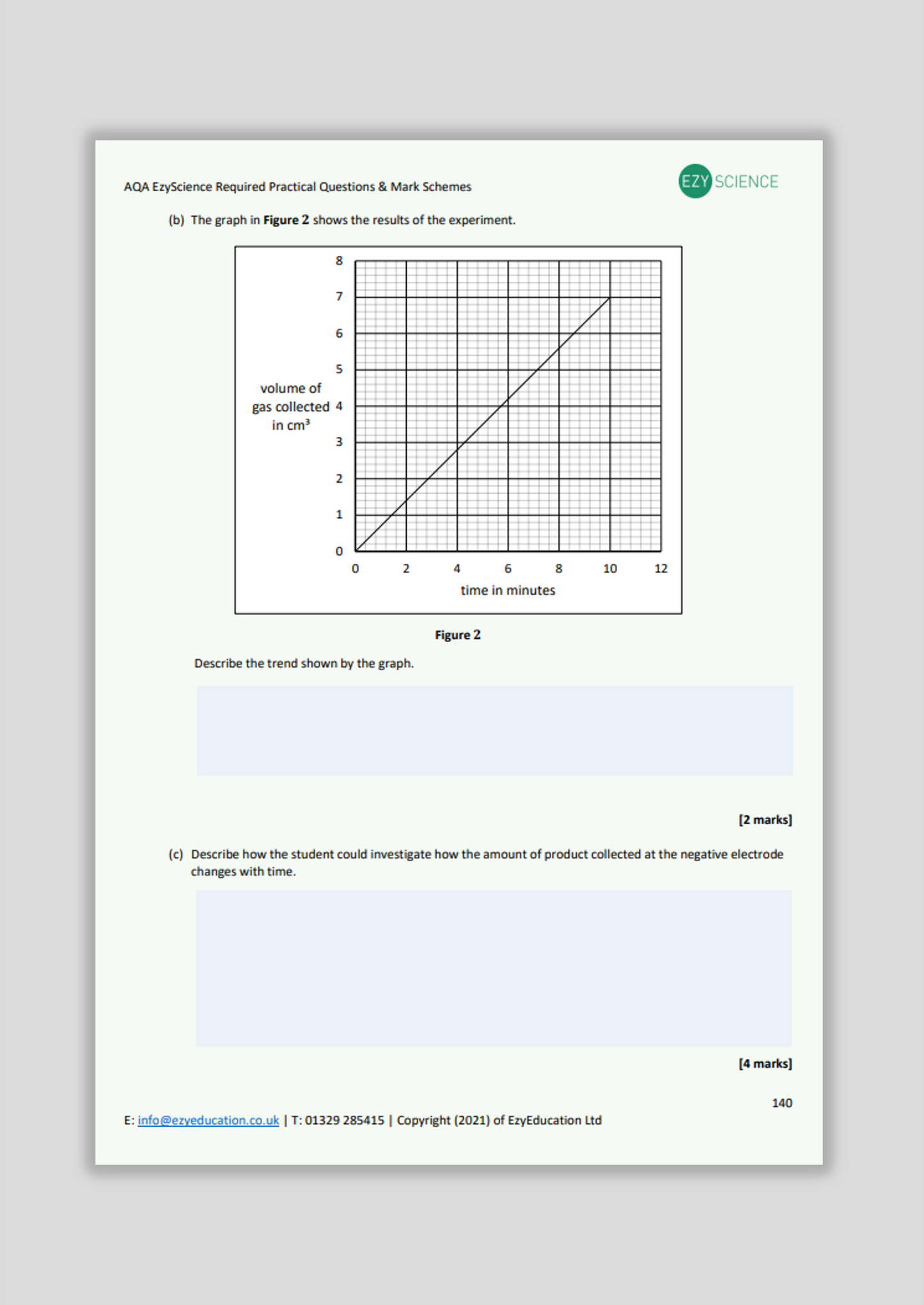 AQA Required Practical Questions and Answers Pack - EzyScience