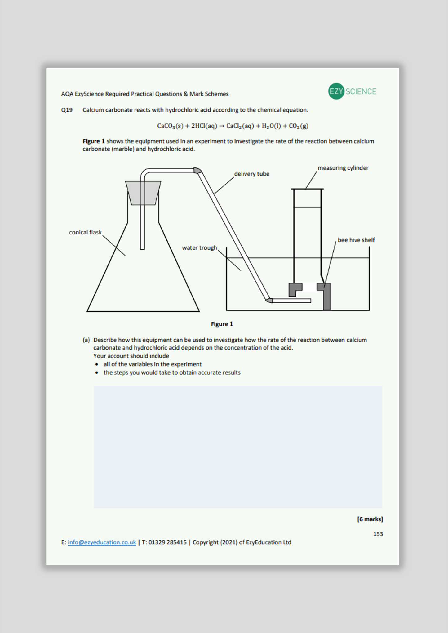 AQA Required Practical Questions and Answers Pack - EzyScience