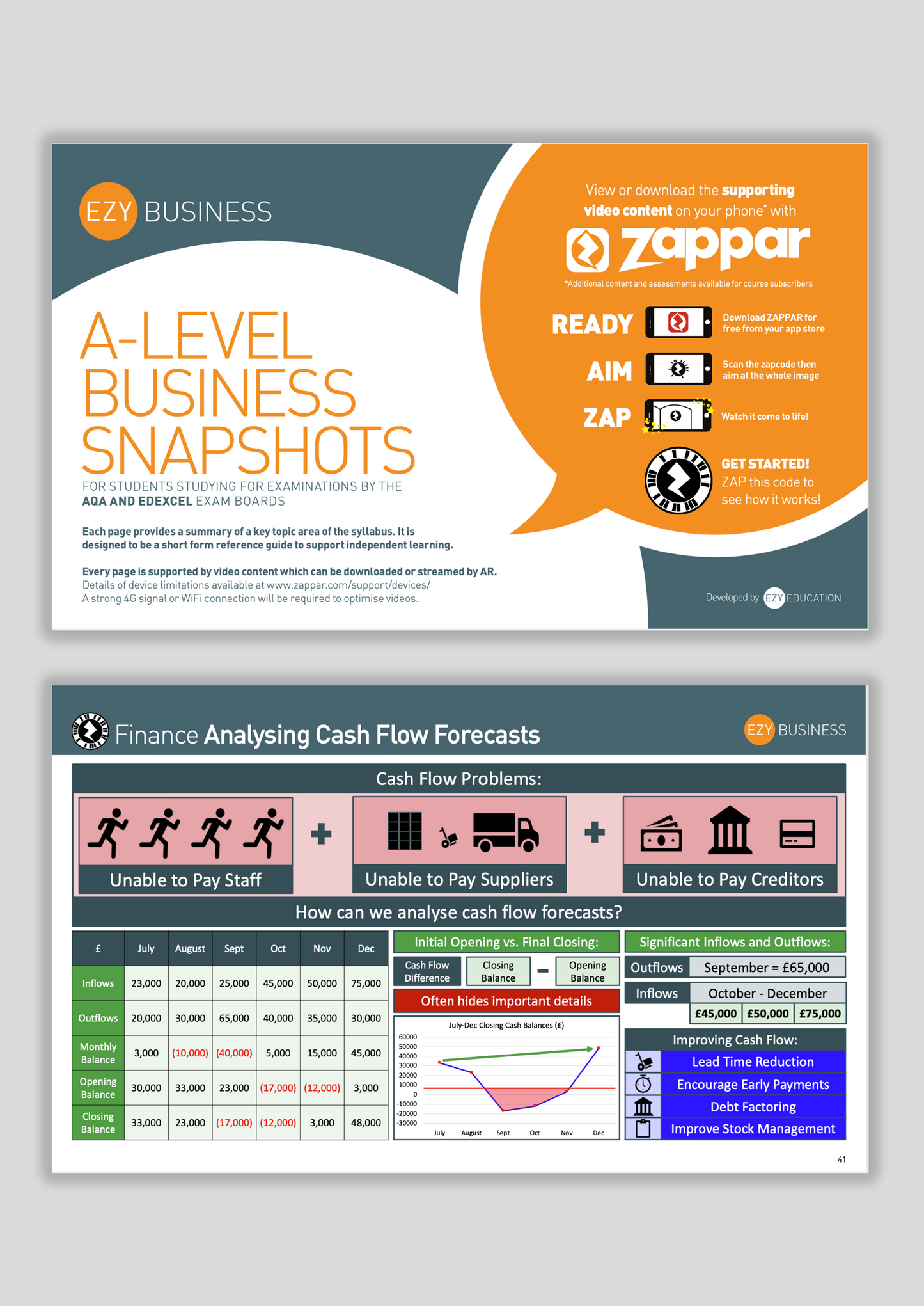 Maxi Snapshot Booklet - EzyBusiness - A-level