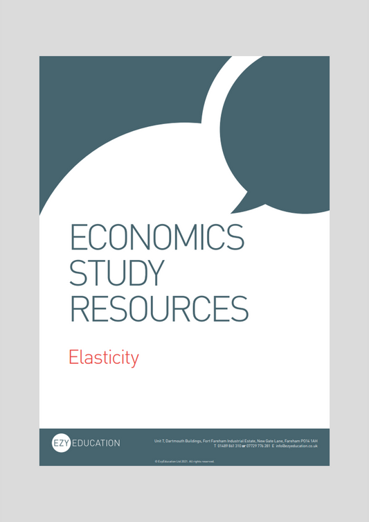 A-Level Microeconomics Study Guide - Module 3: Elasticity