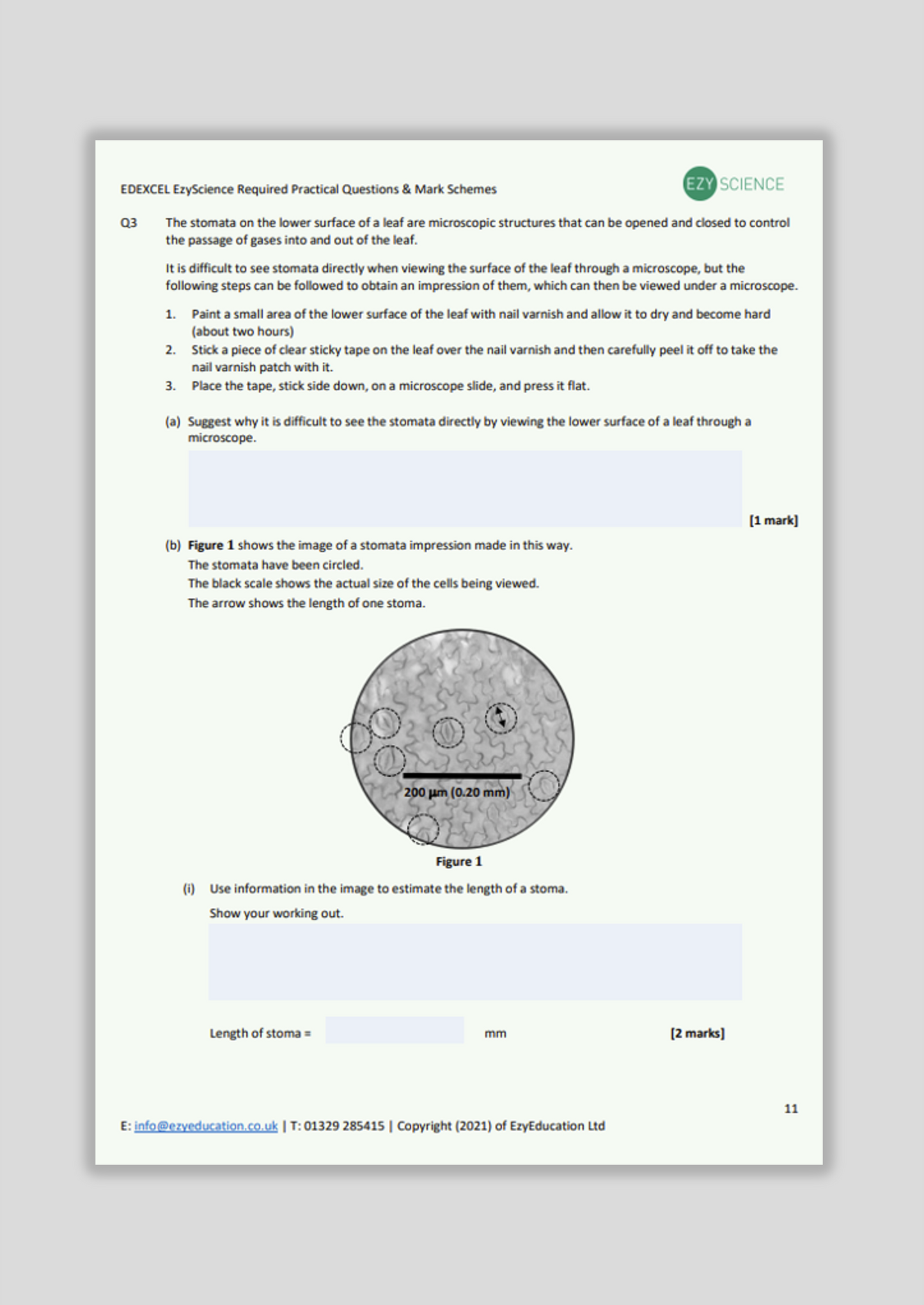 Edexcel Required Practical Questions and Answers Pack - EzyScience