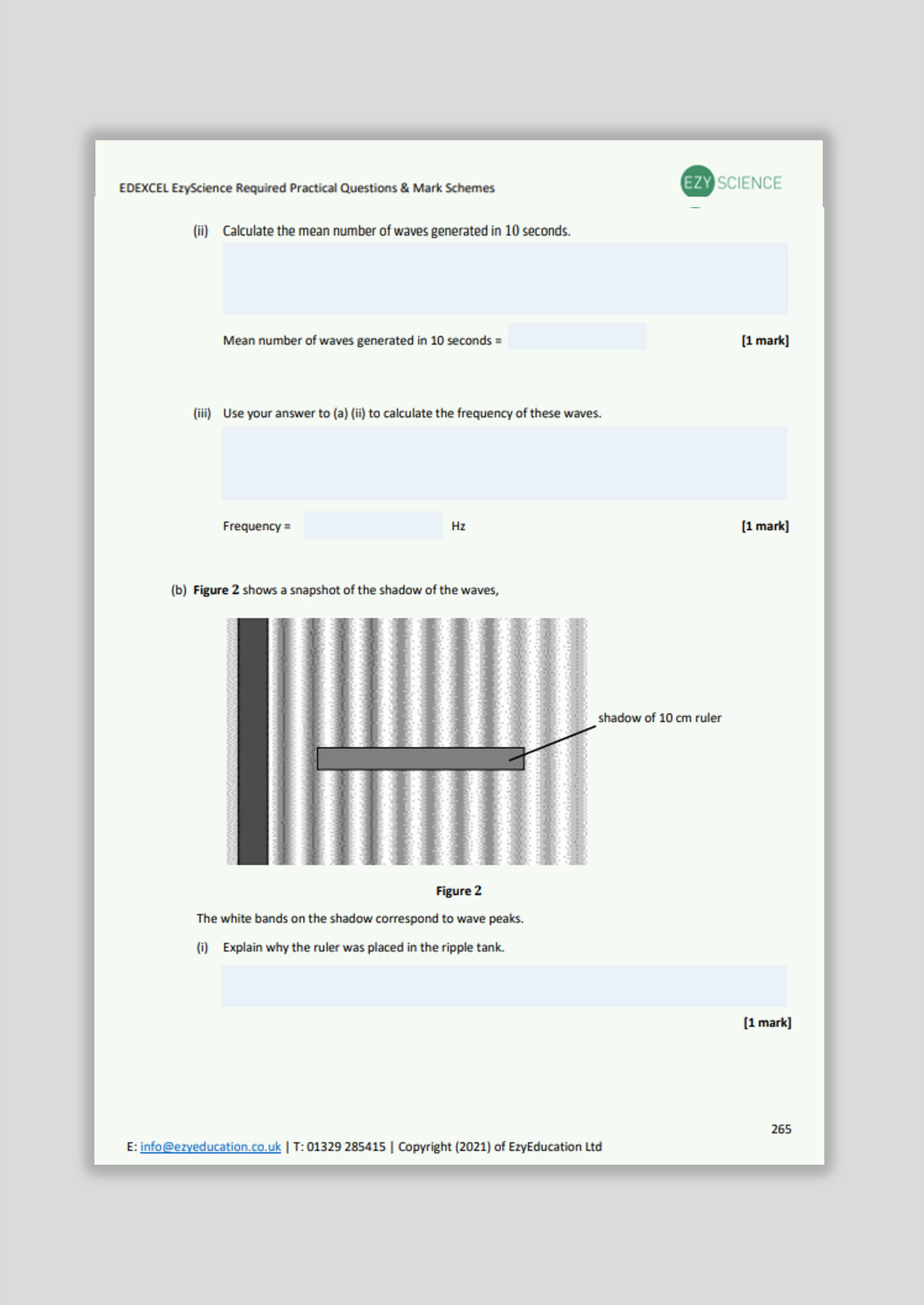 Edexcel Required Practical Questions and Answers Pack - EzyScience