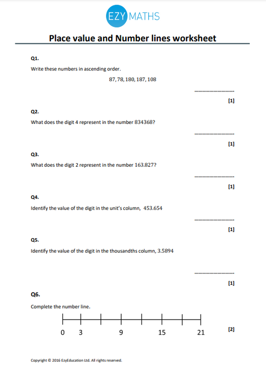 GCSE Maths Revision Worksheets - EzyMaths