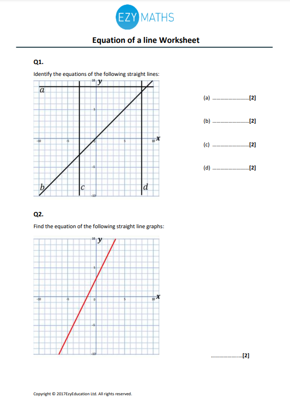 GCSE Maths Revision Worksheets - EzyMaths