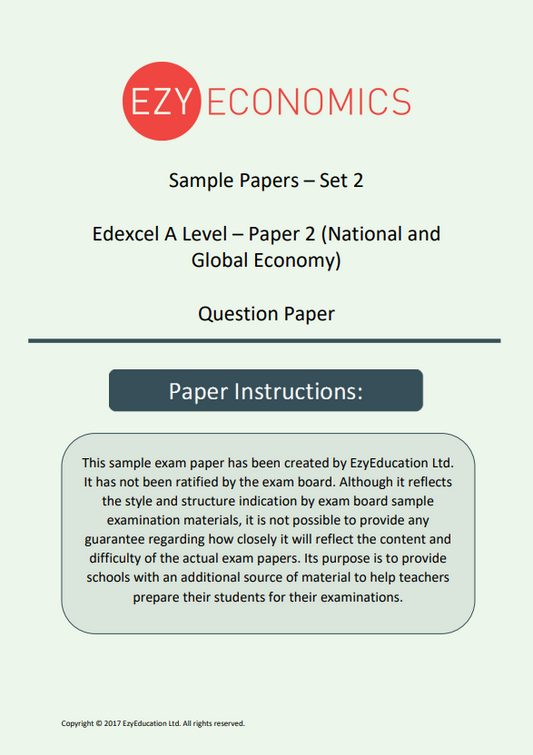 Paper 2 Data Response Pack - EzyEconomics - Set 2 (Edexcel)
