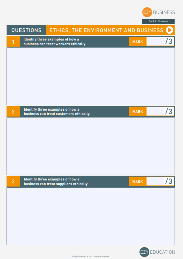 Theme 2 GCSE Business Study Guide - Module 1: Growing the Business (Edexcel)